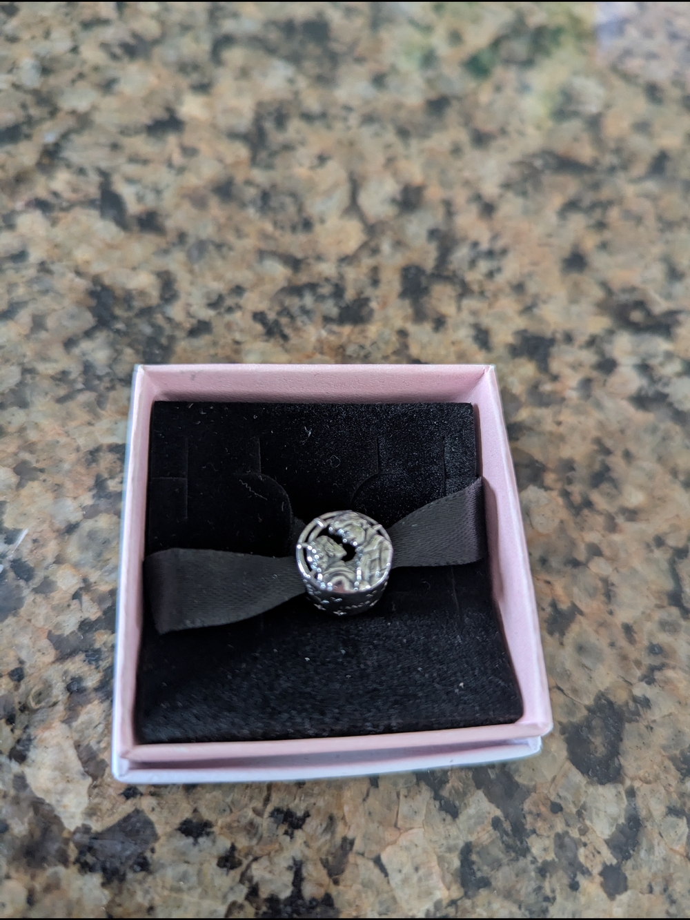 Pandora Silver Floral Filigree Charm - Silver